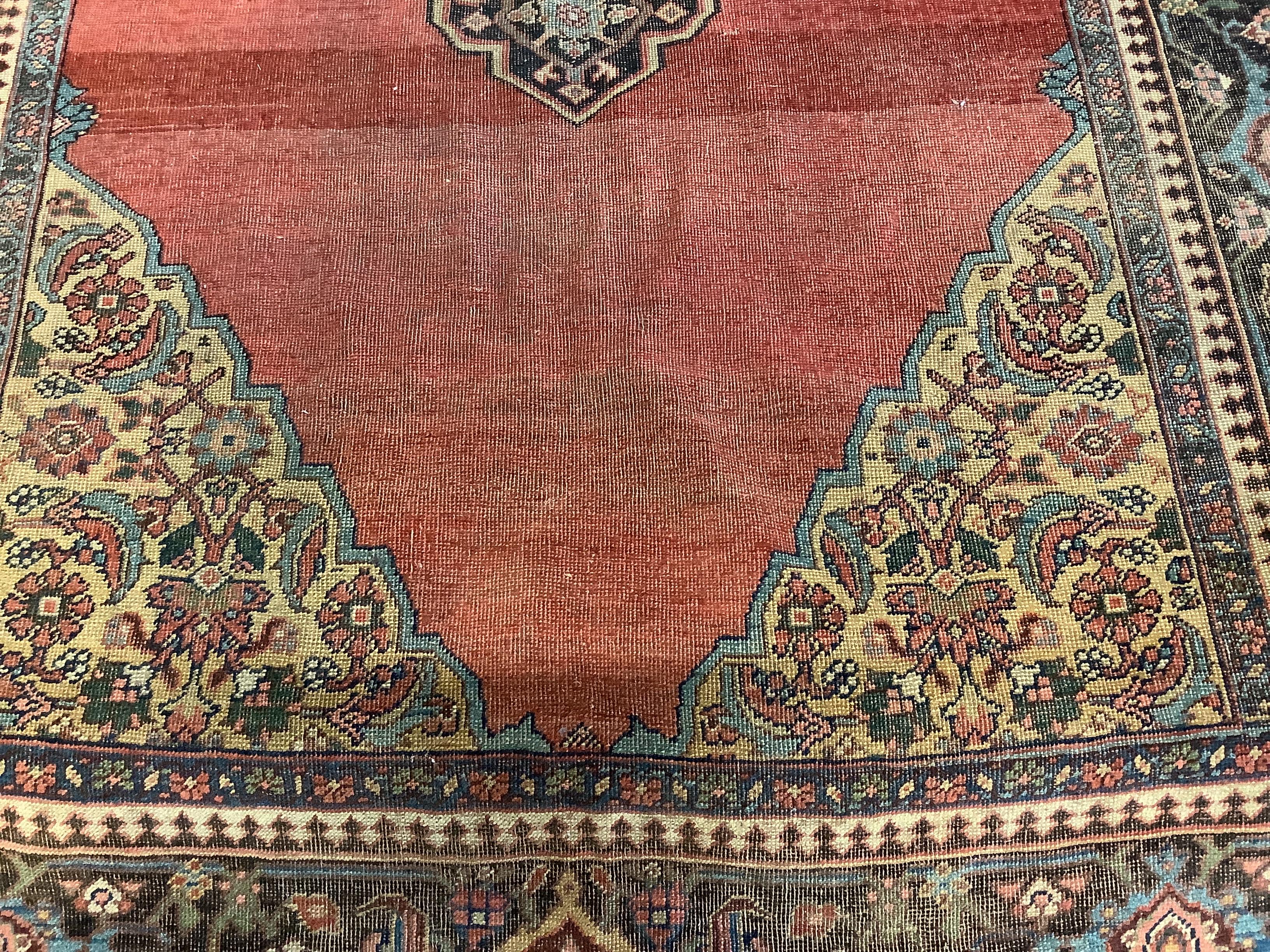 An antique Bidjar carpet 365 x 185cm
